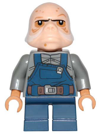 Минифигурка Lego Ugnaught (Dark Blue Overalls) sw0710 N